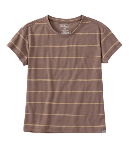 Women's Mountainside Crewneck Tee, Short-Sleeve Stripe | L.L.Bean sale - US 9630