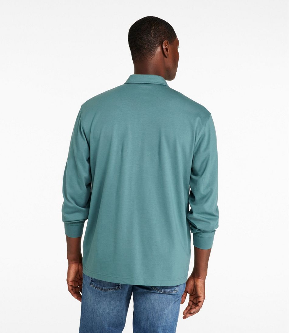 Men's Carefree Unshrinkable Polo, Long-Sleeve, Without Pocket | L.L.Bean near me