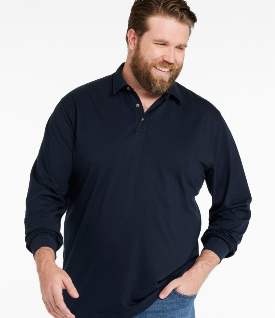 Men's Carefree Unshrinkable Polo, Long-Sleeve, Without Pocket | L.L.Bean near me