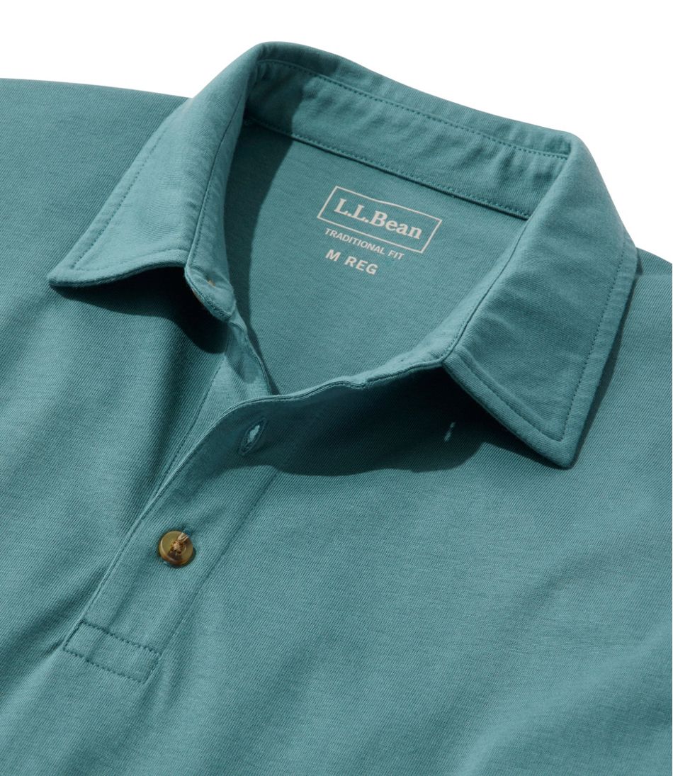 Men's Carefree Unshrinkable Polo, Long-Sleeve, Without Pocket | L.L.Bean near me
