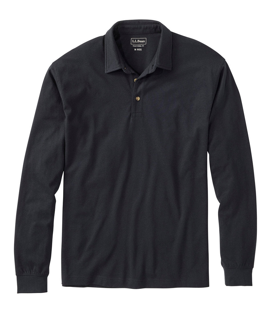 Men's Carefree Unshrinkable Polo, Long-Sleeve, Without Pocket | L.L.Bean near me - US 7727
