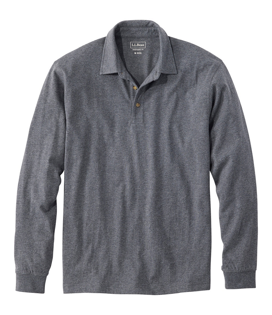Men's Carefree Unshrinkable Polo, Long-Sleeve, Without Pocket | L.L.Bean near me - US 7727