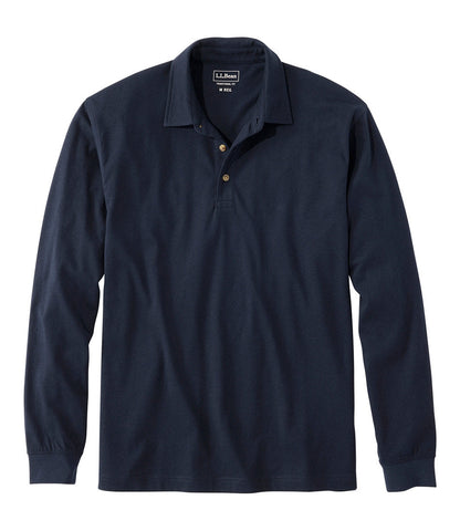 Men's Carefree Unshrinkable Polo, Long-Sleeve, Without Pocket | L.L.Bean near me - US 7727