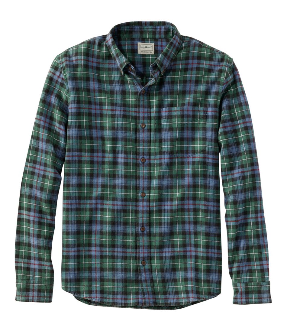 Men's Sunwashed Twill Shirt, Slightly Fitted Untucked Fit | L.L.Bean discount