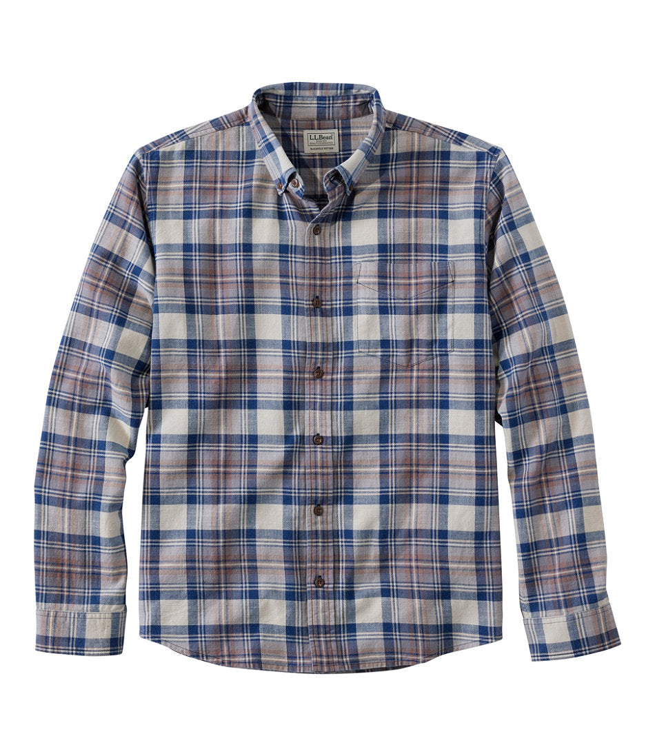 Men's Sunwashed Twill Shirt, Slightly Fitted Untucked Fit | L.L.Bean discount - US 8389