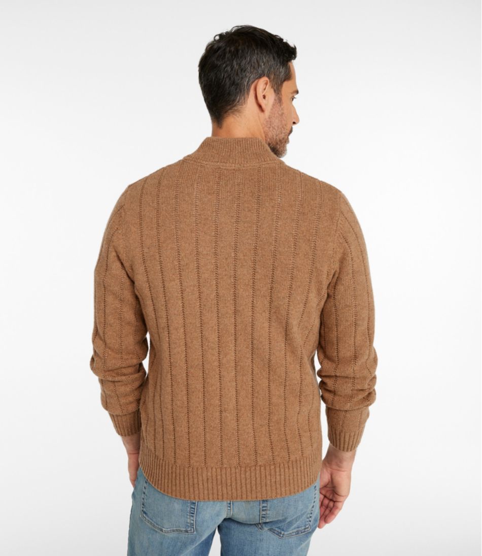 Men's Riverton Wool/Cotton Sweater, Mockneck | L.L.Bean sale