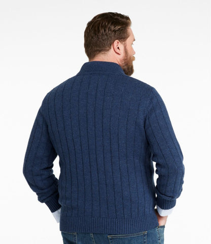 Men's Riverton Wool/Cotton Sweater, Mockneck | L.L.Bean sale