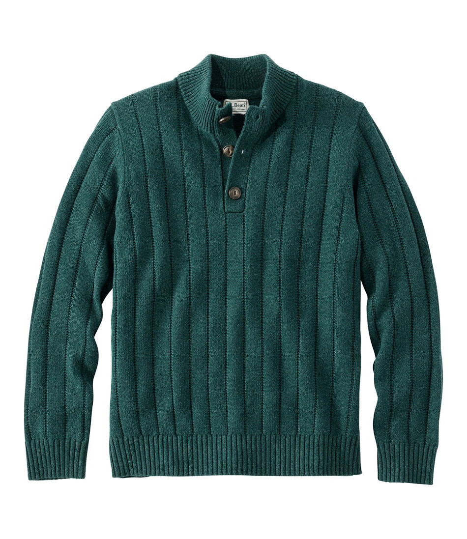 Men's Riverton Wool/Cotton Sweater, Mockneck | L.L.Bean sale - US 3948