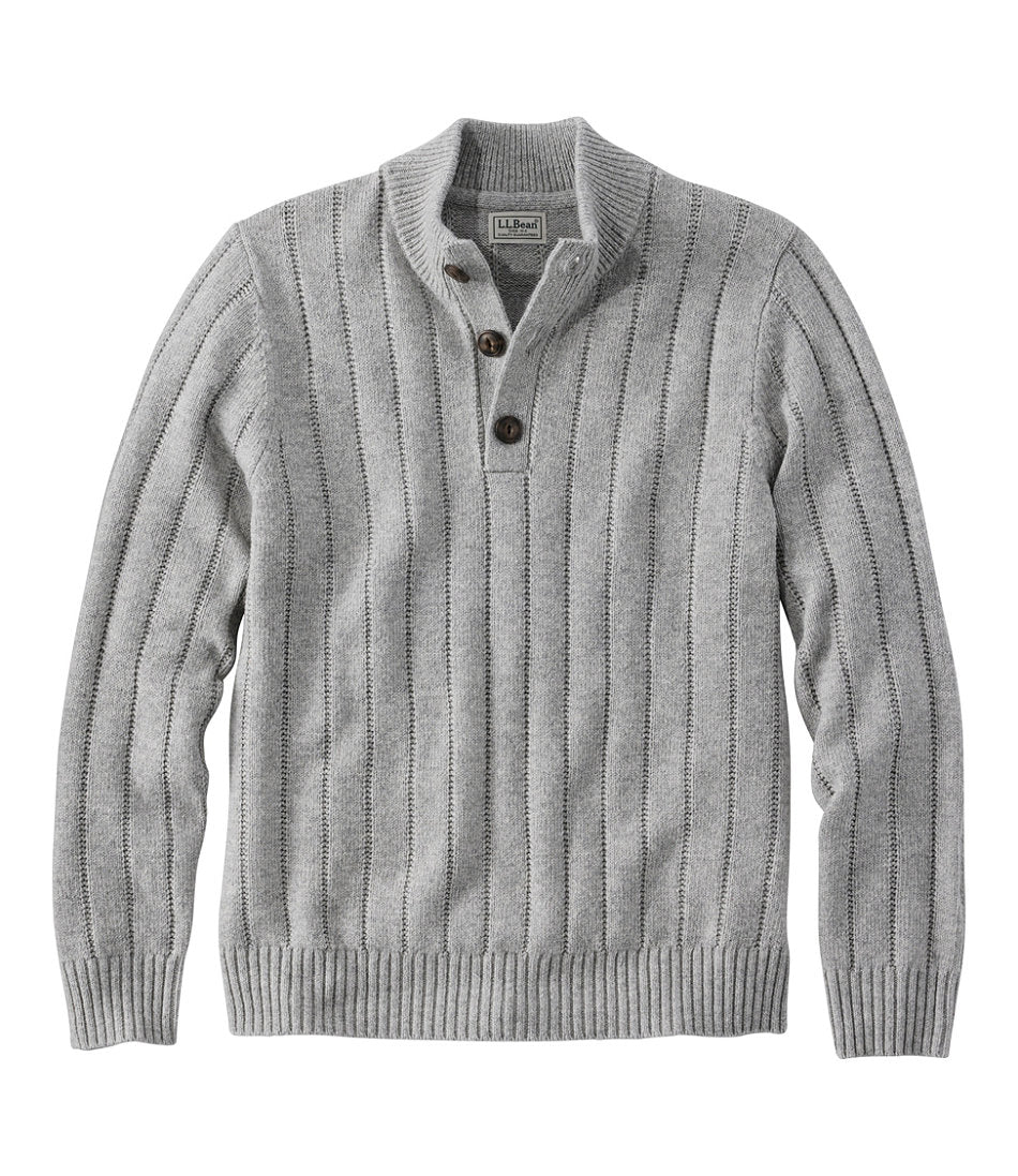 Men's Riverton Wool/Cotton Sweater, Mockneck | L.L.Bean sale - US 3948