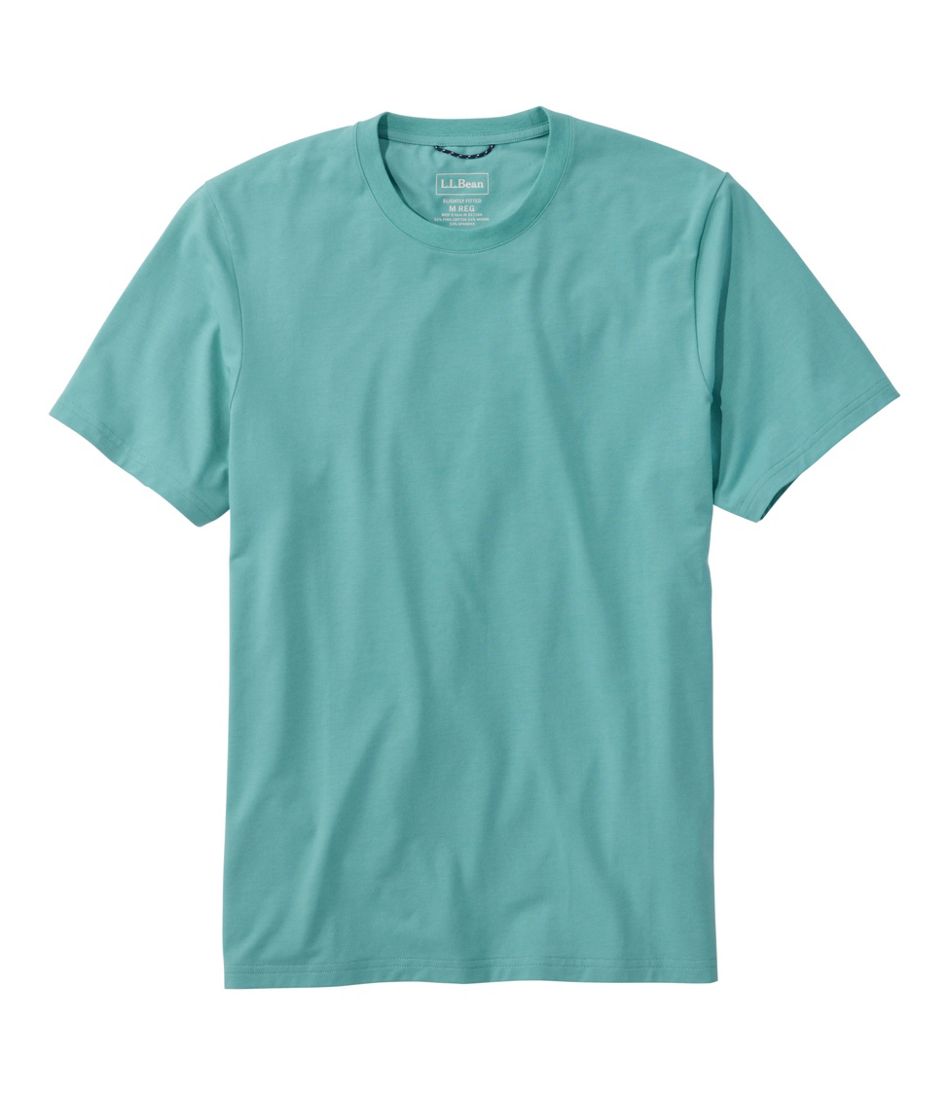 Men's Comfort Stretch Performance® Pima Tee, Short-Sleeve Without Pocket | L.L.Bean for sale