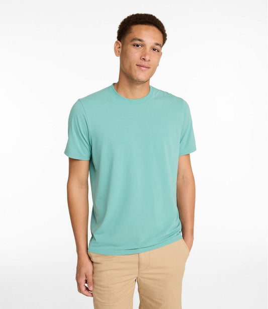 Men's Comfort Stretch Performance® Pima Tee, Short-Sleeve Without Pocket | L.L.Bean for sale
