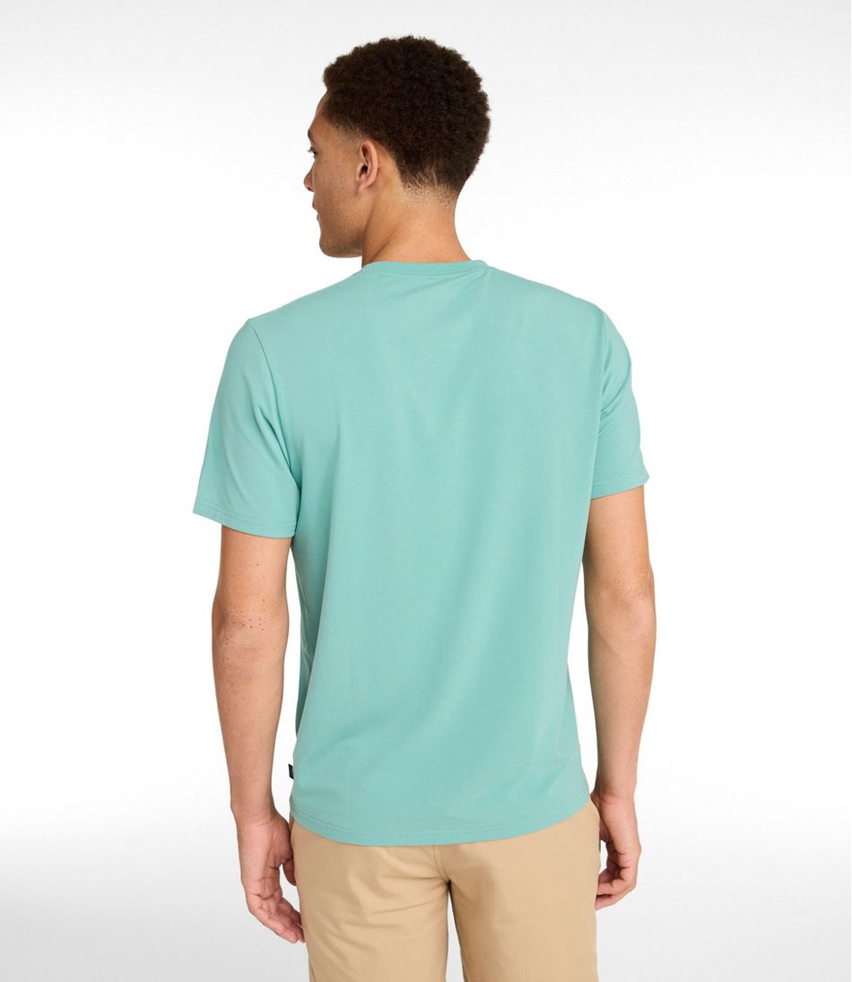 Men's Comfort Stretch Performance® Pima Tee, Short-Sleeve Without Pocket | L.L.Bean for sale