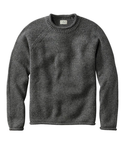 Men's Bean's Classic Ragg Wool Sweater, Rollneck | L.L.Bean outlet