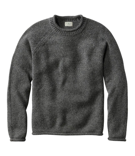 Men's Bean's Classic Ragg Wool Sweater, Rollneck | L.L.Bean outlet