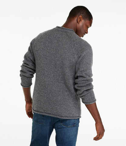 Men's Bean's Classic Ragg Wool Sweater, Rollneck | L.L.Bean outlet