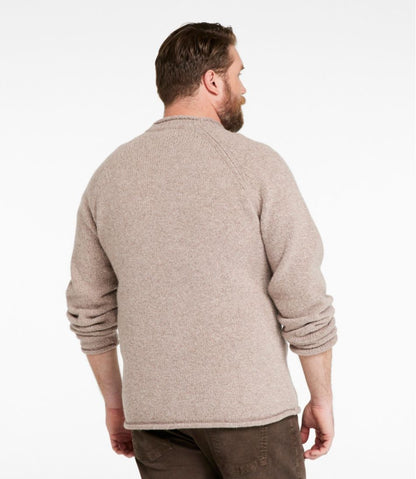 Men's Bean's Classic Ragg Wool Sweater, Rollneck | L.L.Bean outlet
