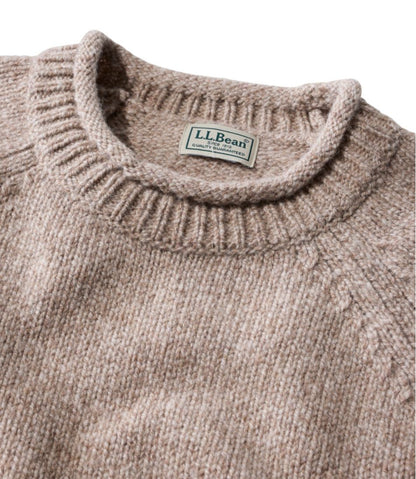 Men's Bean's Classic Ragg Wool Sweater, Rollneck | L.L.Bean outlet