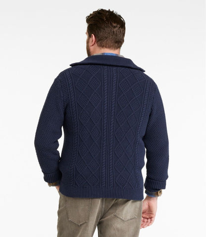 Men's Signature Cotton Fisherman Sweater, Full-Zip | L.L.Bean discount