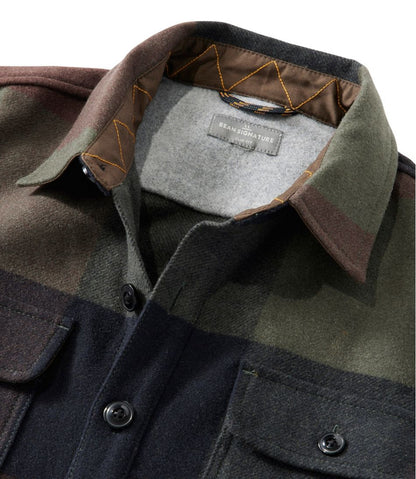 Men's Signature Wool Workshirt, Plaid | L.L.Bean outlet