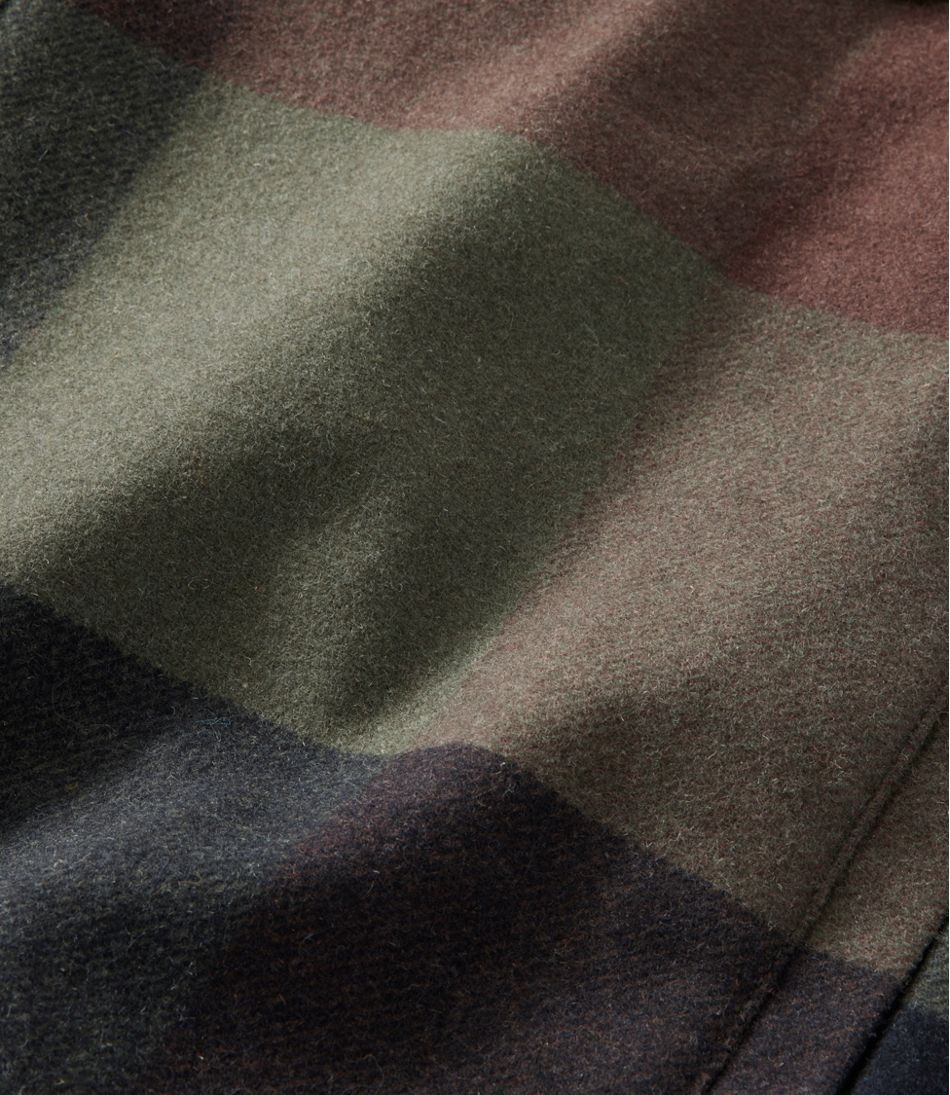 Men's Signature Wool Workshirt, Plaid | L.L.Bean outlet
