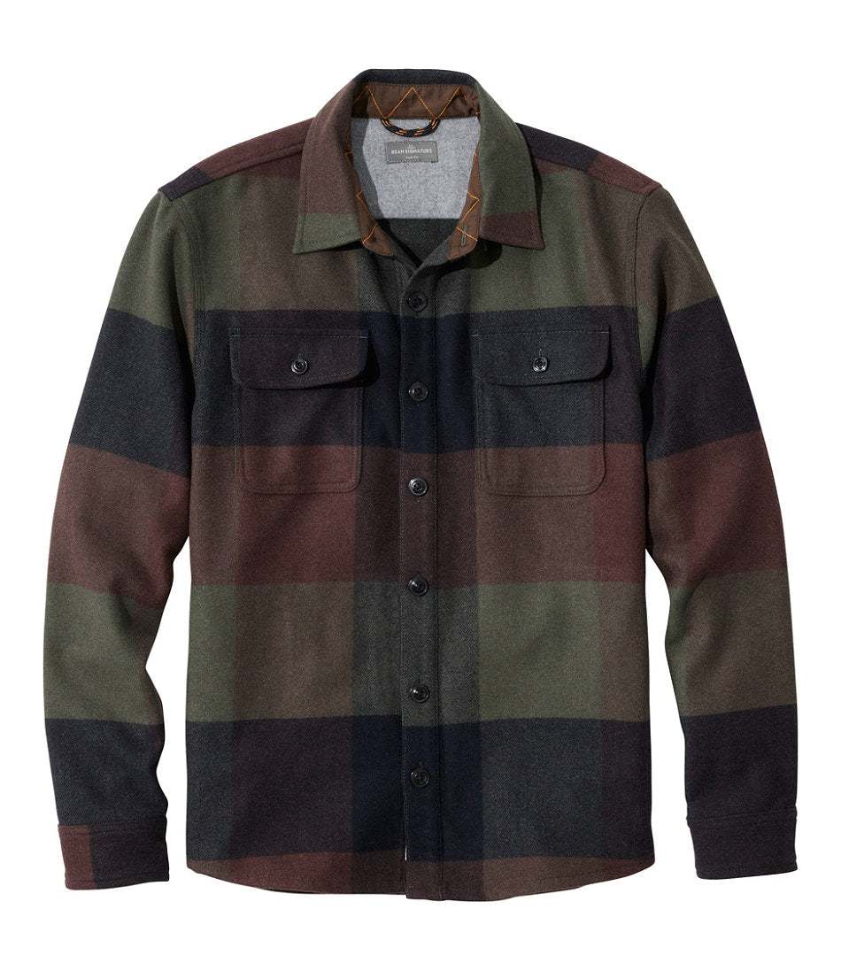 Men's Signature Wool Workshirt, Plaid | L.L.Bean outlet - US 4246
