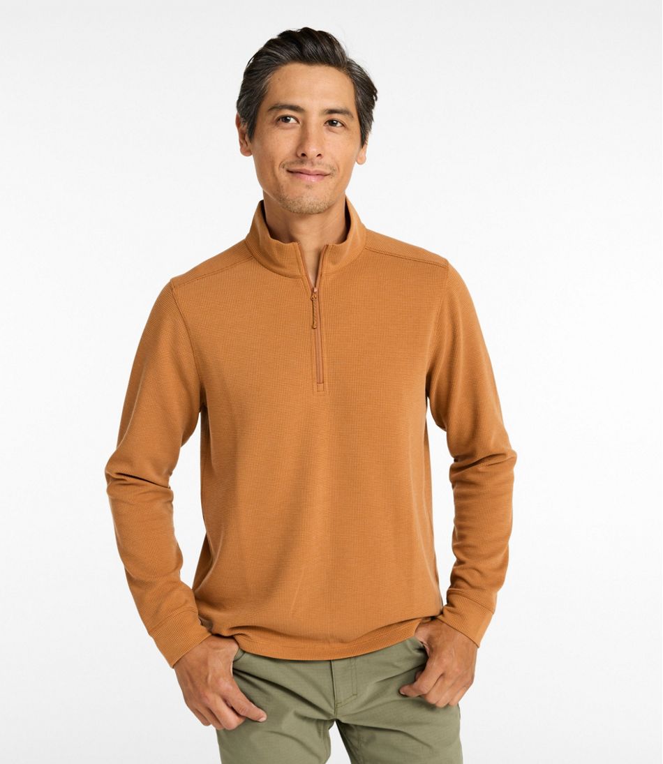 Men's Mountainside Micro Waffle, 1/4 Zip | L.L.Bean for sale