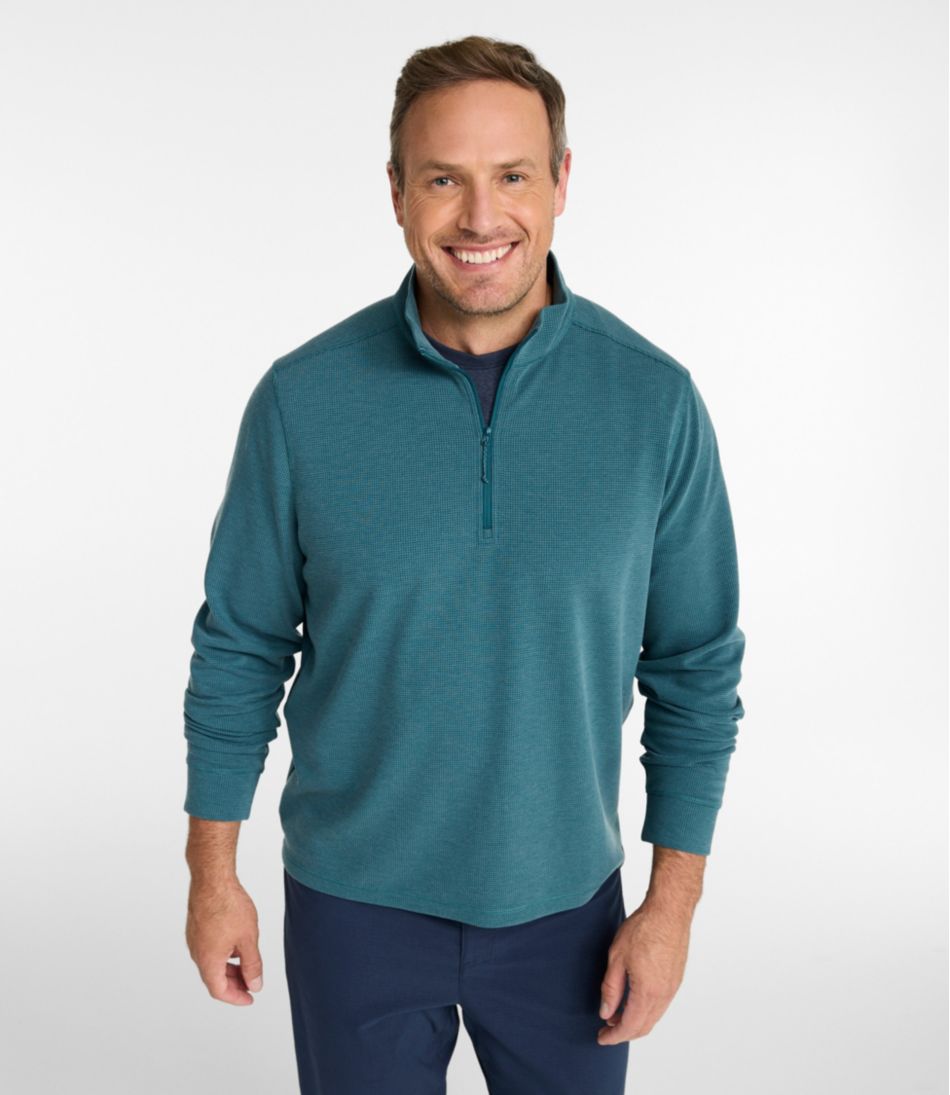 Men's Mountainside Micro Waffle, 1/4 Zip | L.L.Bean for sale