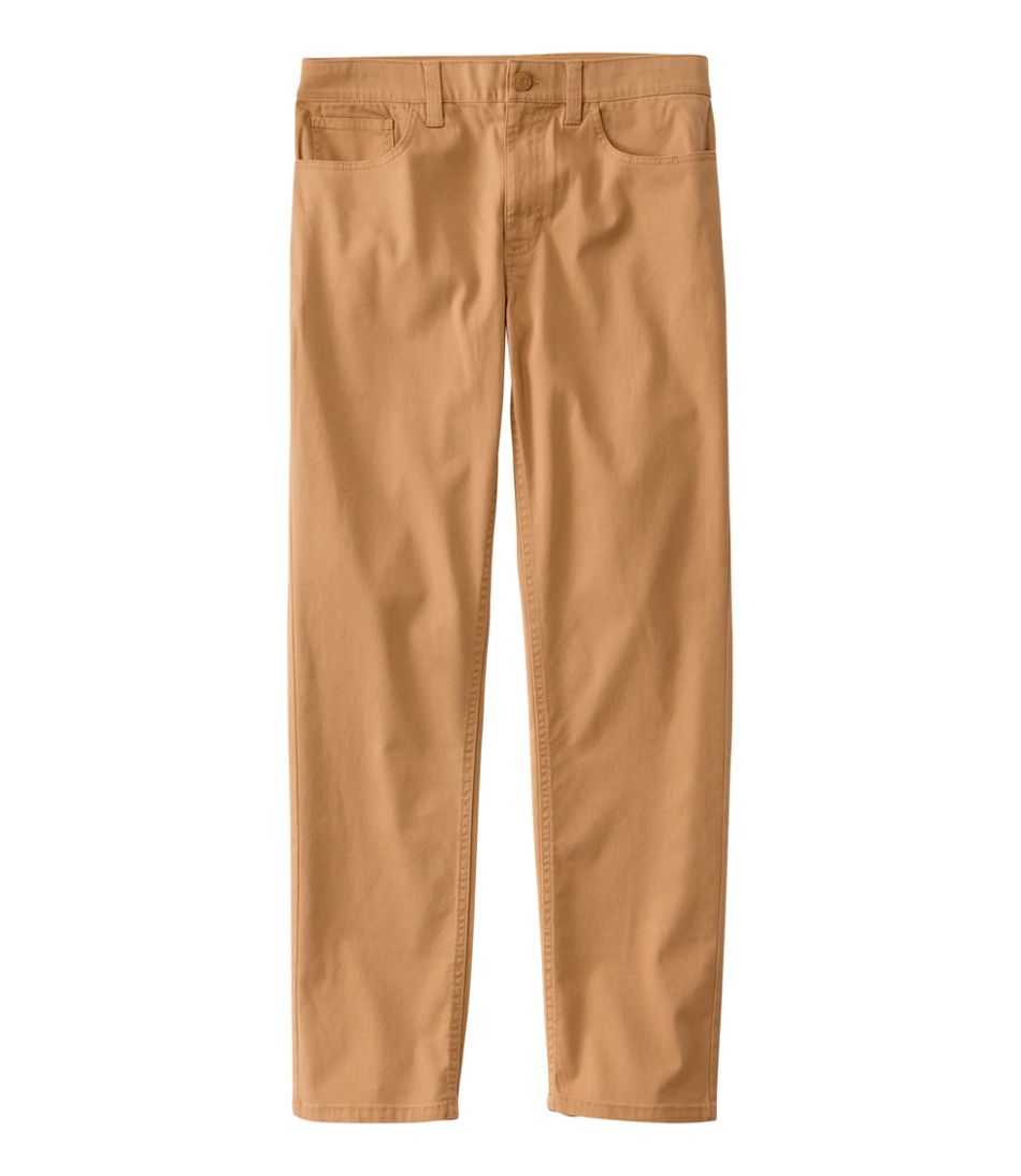 Men's BeanFlex® Performance Canvas Pants, Five-Pocket, Standard Fit, Straight Leg | L.L.Bean on sale