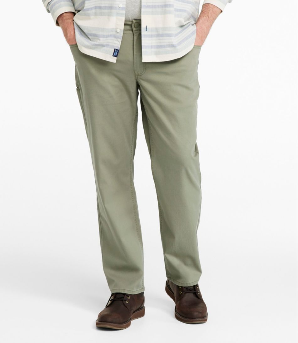 Men's BeanFlex® Performance Canvas Pants, Five-Pocket, Standard Fit, Straight Leg | L.L.Bean on sale