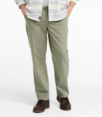 Men's BeanFlex® Performance Canvas Pants, Five-Pocket, Standard Fit, Straight Leg | L.L.Bean on sale