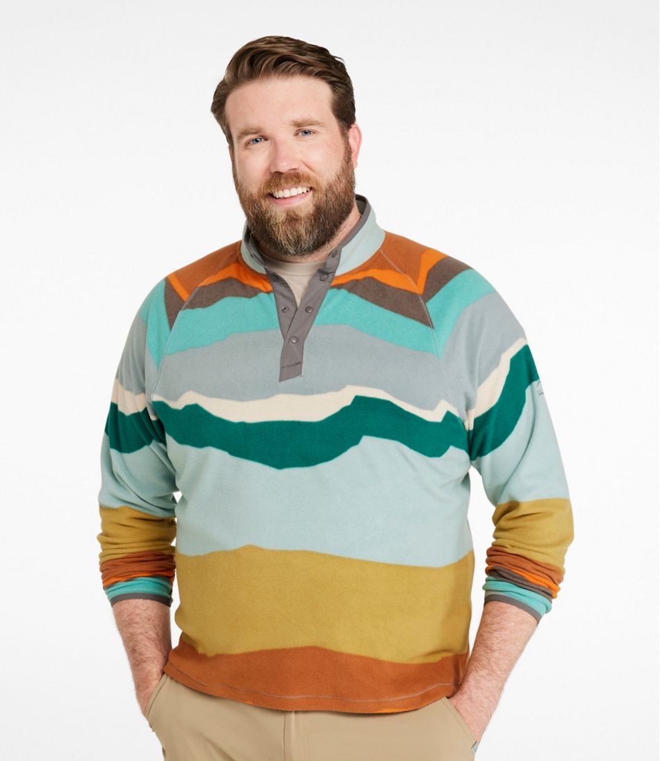 Men's All Season Access Fleece Pullover, Print | L.L.Bean discount