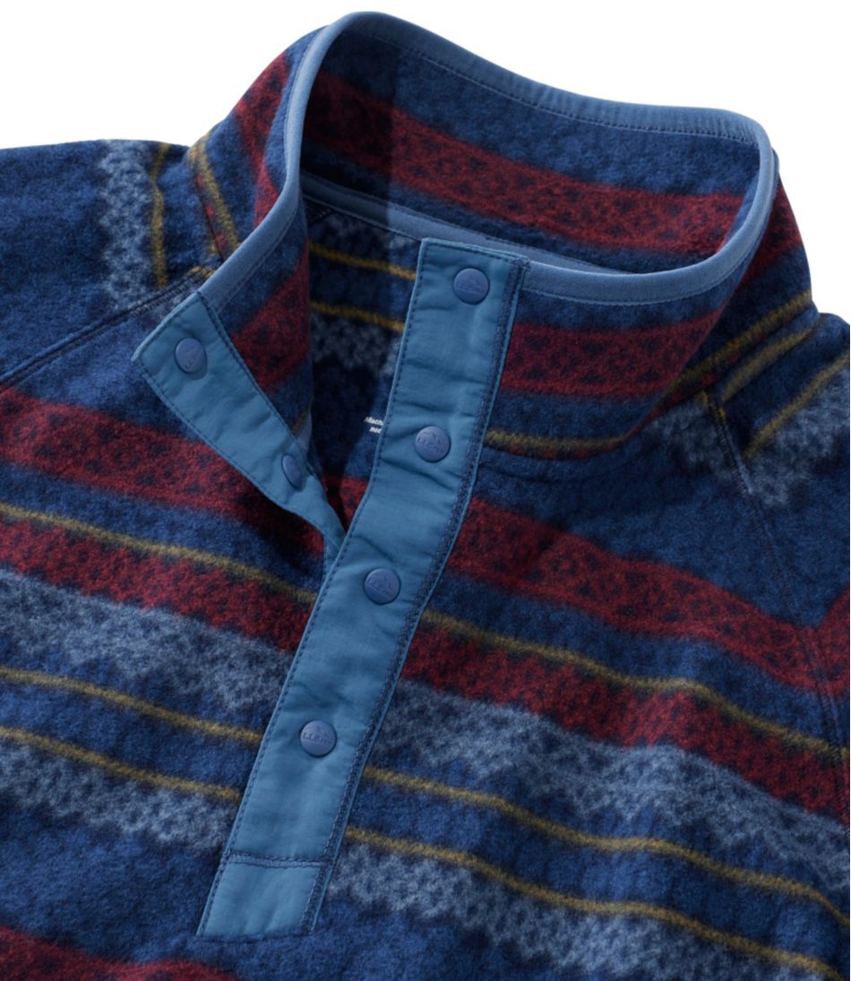 Men's All Season Access Fleece Pullover, Print | L.L.Bean discount
