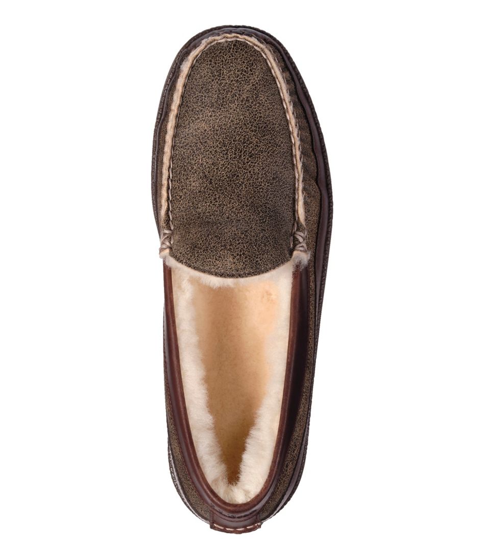 Men's Lodge Moc Vibram® Slippers, Shearling | L.L.Bean online