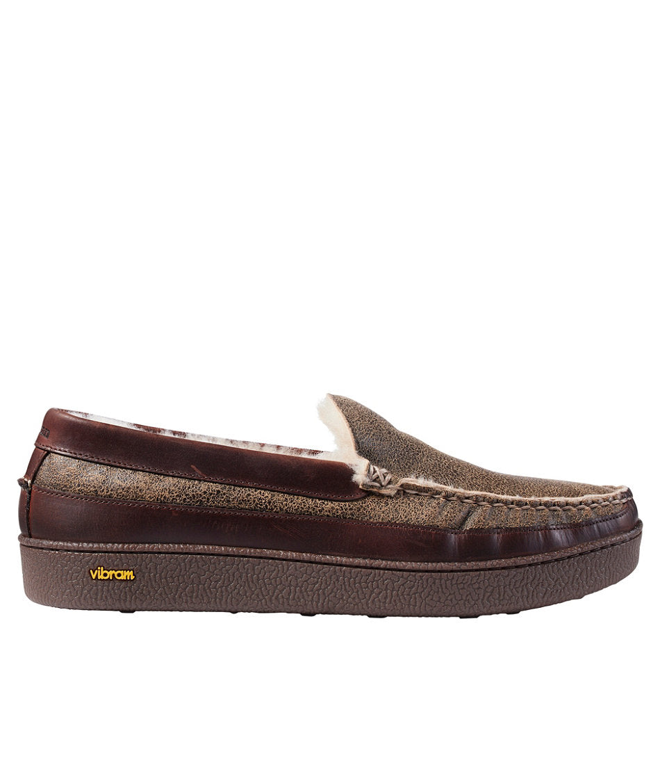 Men's Lodge Moc Vibram® Slippers, Shearling | L.L.Bean online - US 2105