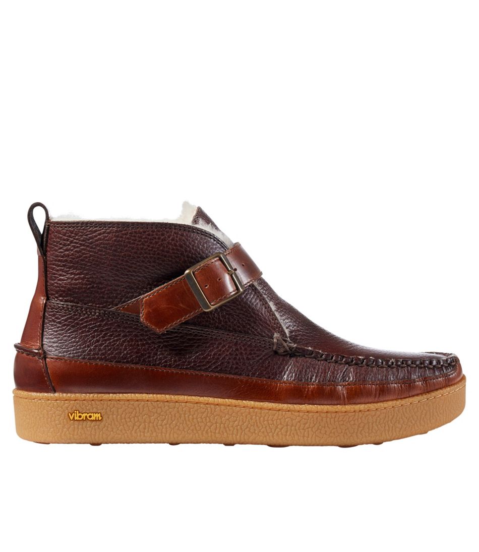 Men's Lodge Moc Vibram® Buckle Boots, Shearling | L.L.Bean outlet