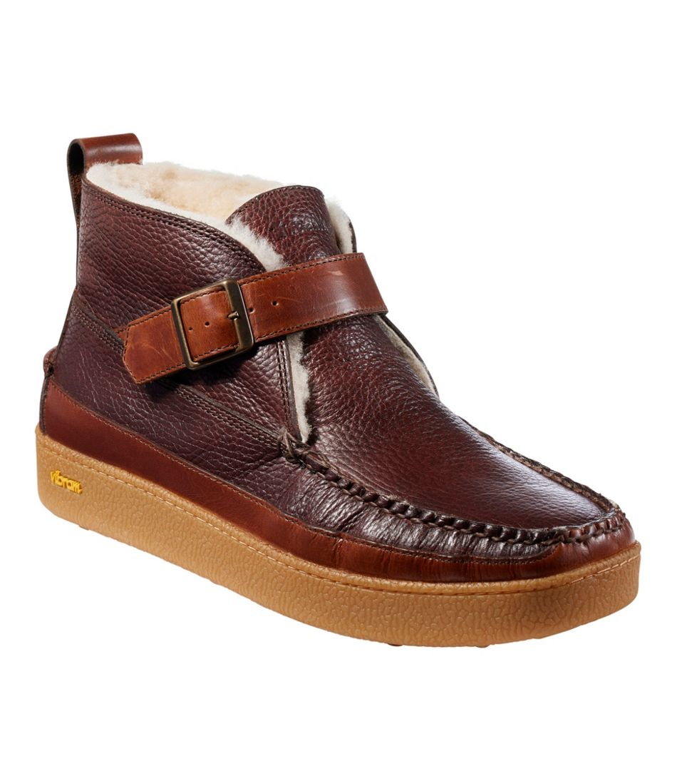 Men's Lodge Moc Vibram® Buckle Boots, Shearling | L.L.Bean outlet