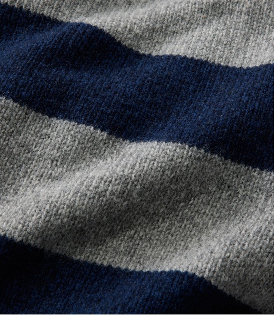 Men's Bean's Classic Ragg Wool Sweater, Rollneck, Stripe | L.L.Bean online