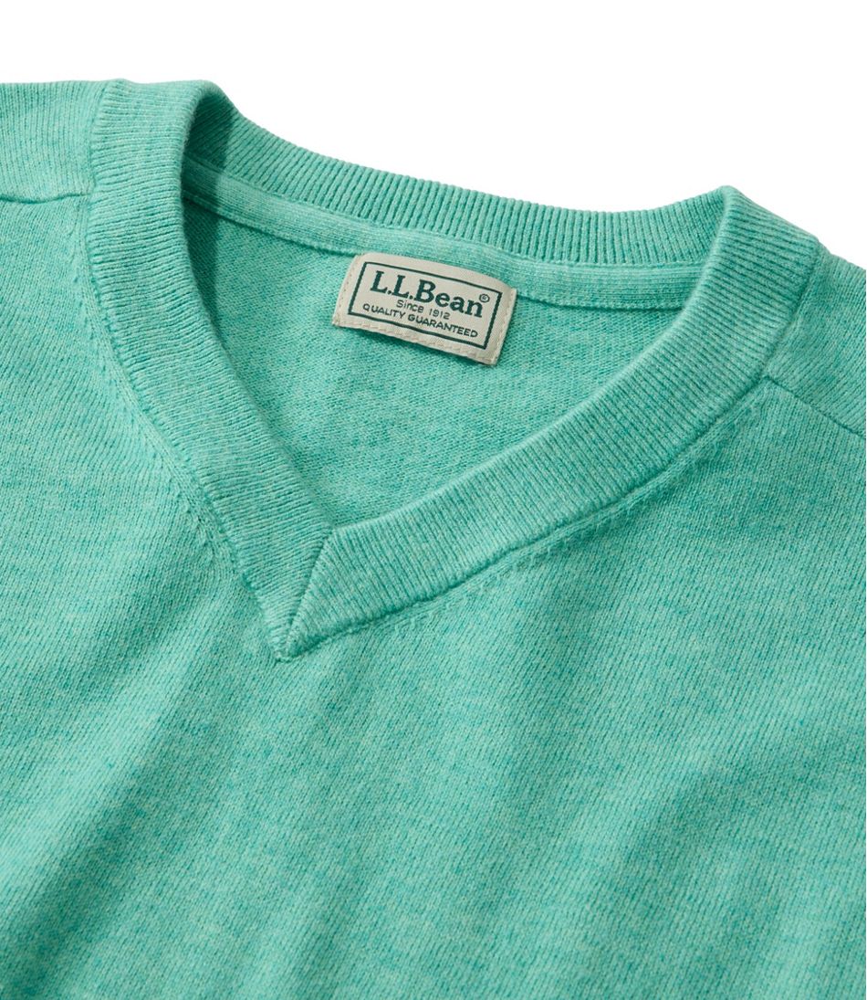 Men's All Seasons Cotton Blend Sweater, V-Neck | L.L.Bean sale