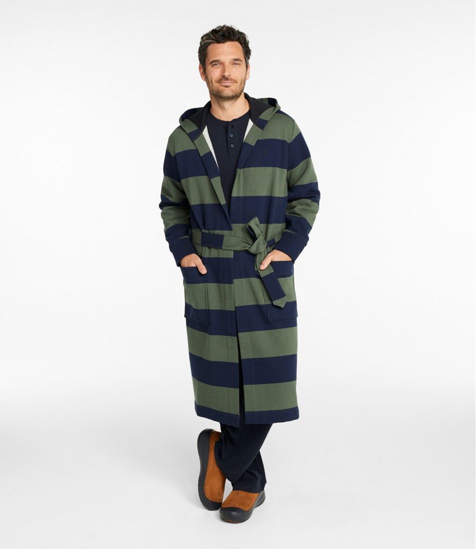 Men's Mariner Sweatshirt Robe, Stripe | L.L.Bean for sale