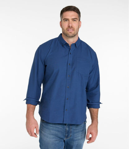 Men's Sunwashed Oxford Shirt, Slightly Fitted Untucked Fit, Stripe | L.L.Bean on sale