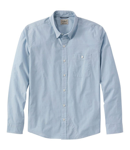 Men's Comfort Stretch Performance® Chambray Shirt, Long-Sleeve, Slightly Fitted Untucked Fit | L.L.Bean near me