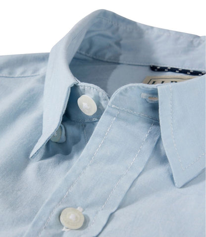 Men's Comfort Stretch Performance® Chambray Shirt, Long-Sleeve, Slightly Fitted Untucked Fit | L.L.Bean near me