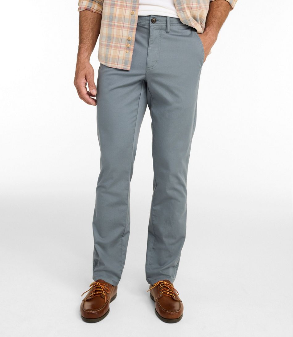 Men's Sunwashed Khaki Pants, Standard Fit, Straight Leg | L.L.Bean discount