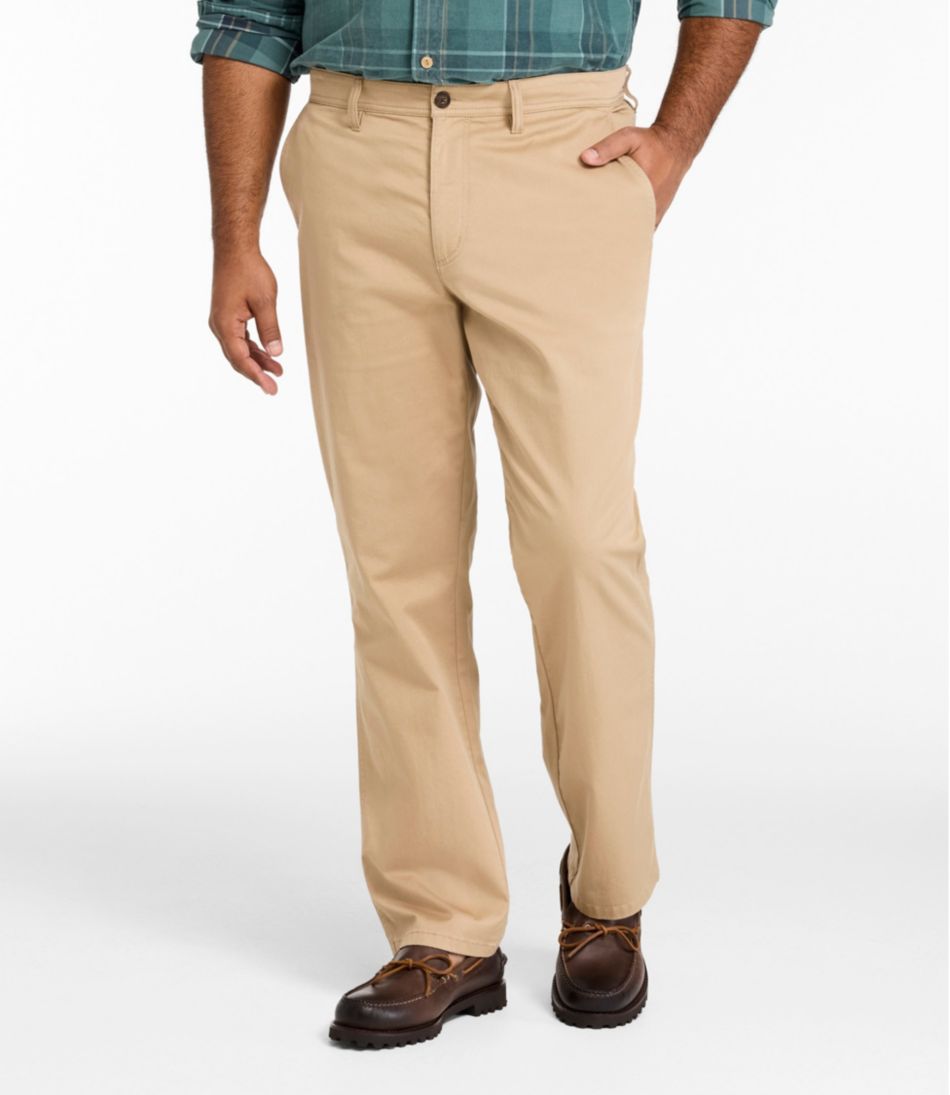 Men's Sunwashed Khaki Pants, Standard Fit, Straight Leg | L.L.Bean discount