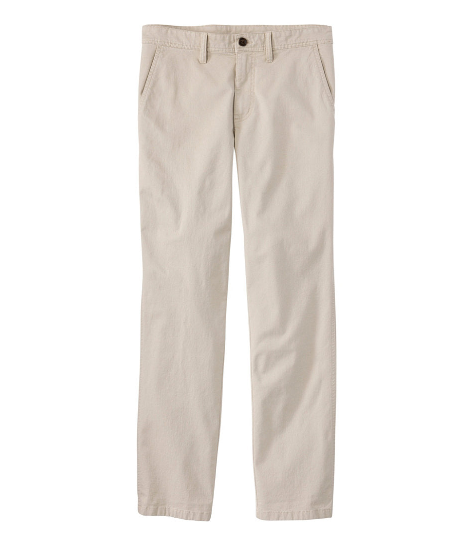 Men's Sunwashed Khaki Pants, Standard Fit, Straight Leg | L.L.Bean discount - US 5761