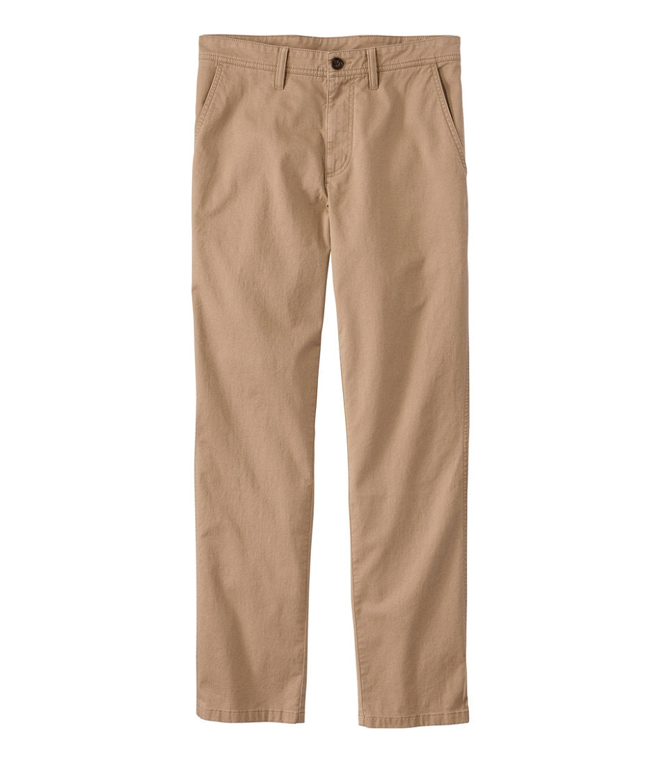 Men's Sunwashed Khaki Pants, Standard Fit, Straight Leg | L.L.Bean discount - US 5761