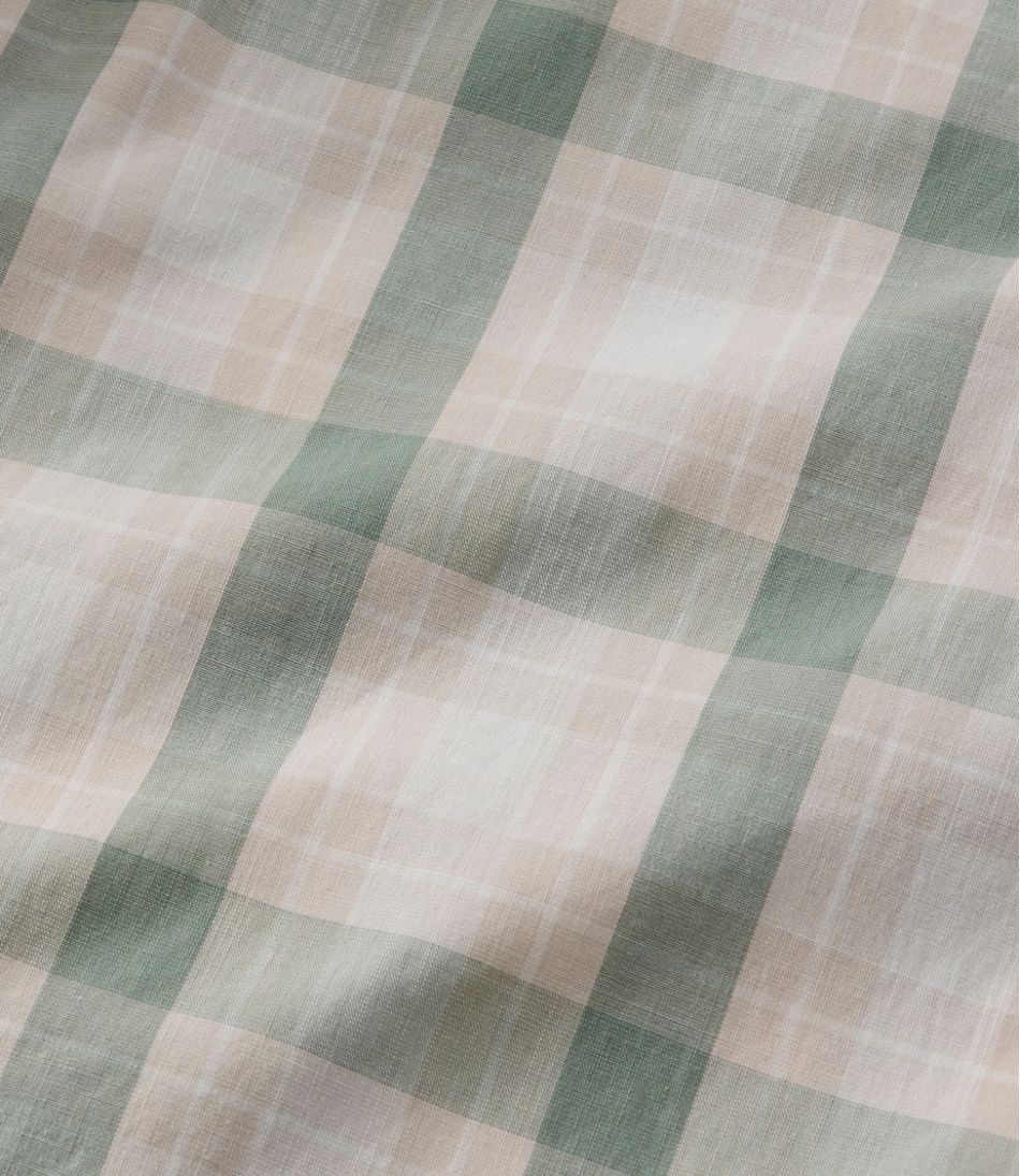 Men's Comfort Stretch Performance® Chambray Shirt, Short-Sleeve, Slightly Fitted Untucked Fit, Plaid | L.L.Bean on sale