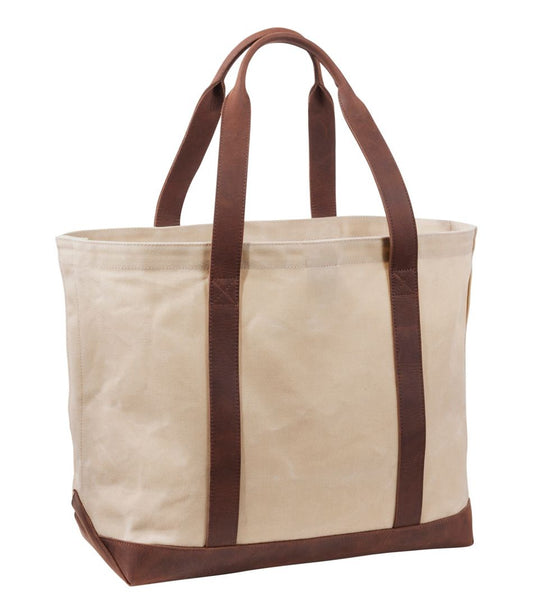 Leather-Trim Waxed Canvas Tote | L.L.Bean near me