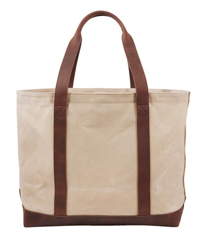 Leather-Trim Waxed Canvas Tote | L.L.Bean near me