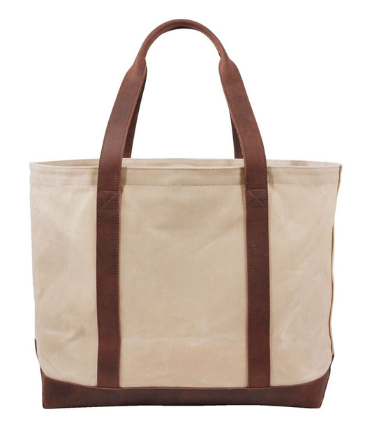 Leather-Trim Waxed Canvas Tote | L.L.Bean near me